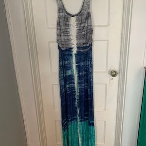 Venus swimwear tie dye maxi dress